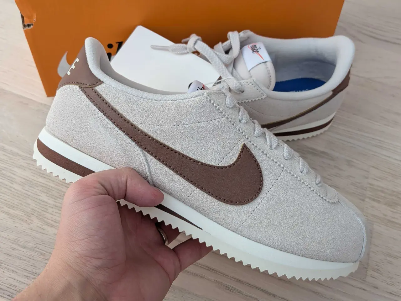 Billede 1 - Nike cortez vintage light faun 