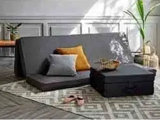 Sleepy 3-delt foldemadras 150x180x12 cm Antracit