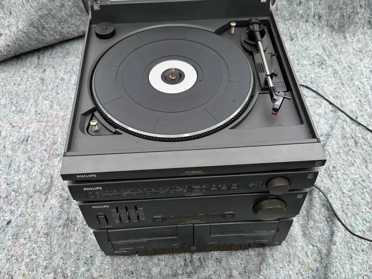 Billede 1 - Philips AS9300 HiFi-anlæg med pladespiller, tuner,