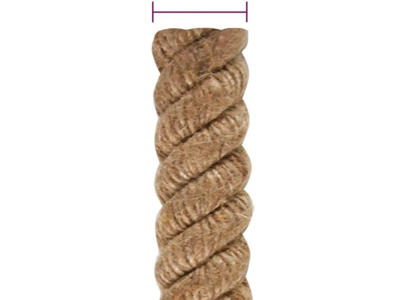 Billede 6 - Jutereb 5 m - 40 mm tykkelse, 100 % jute