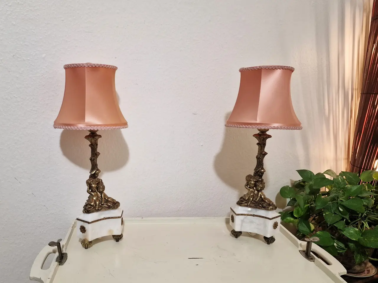 Billede 3 - Et par vintage bordlamper.