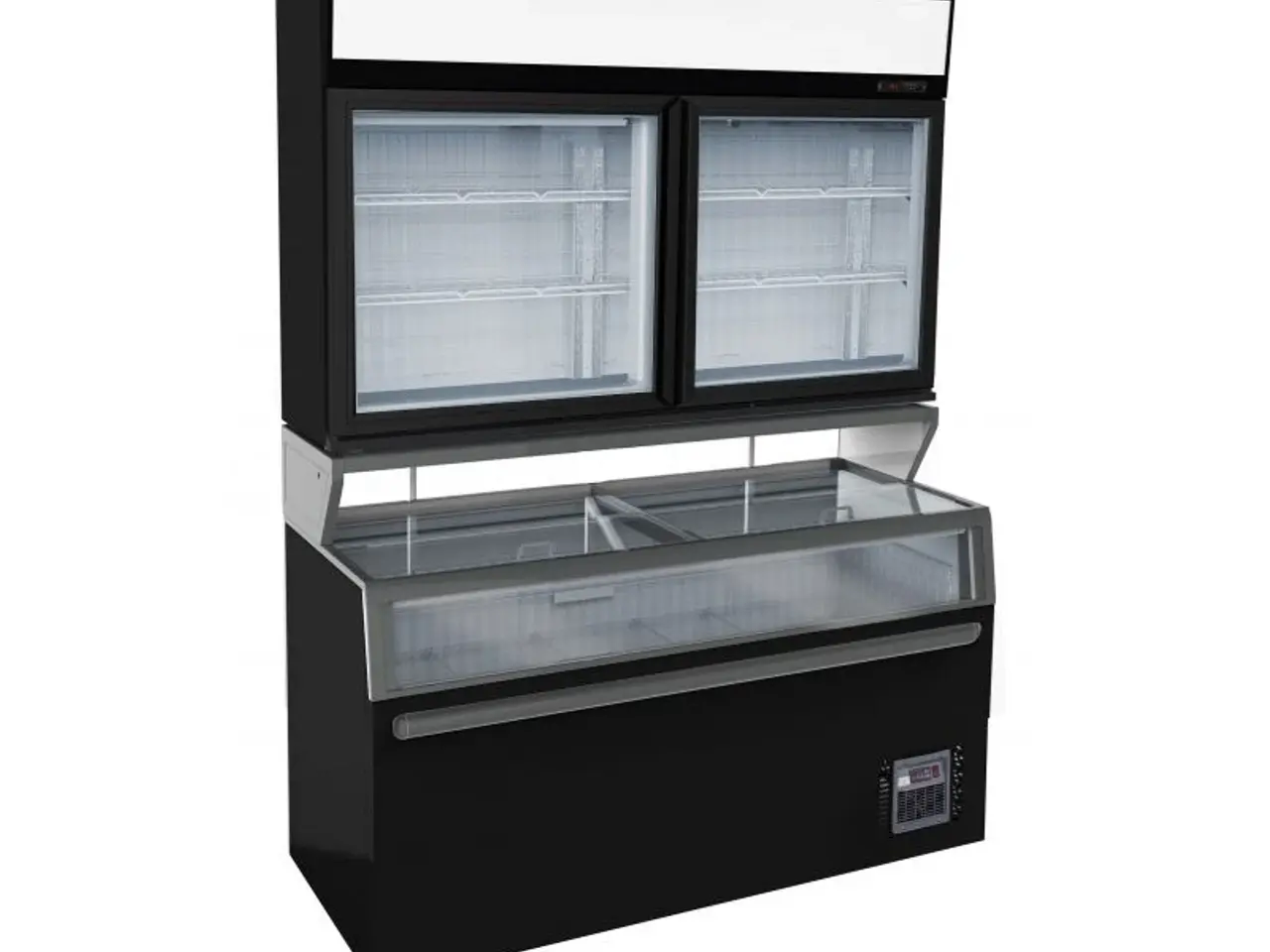 Billede 1 - Sort Supermarked Kombinationsfryser 948 Liter