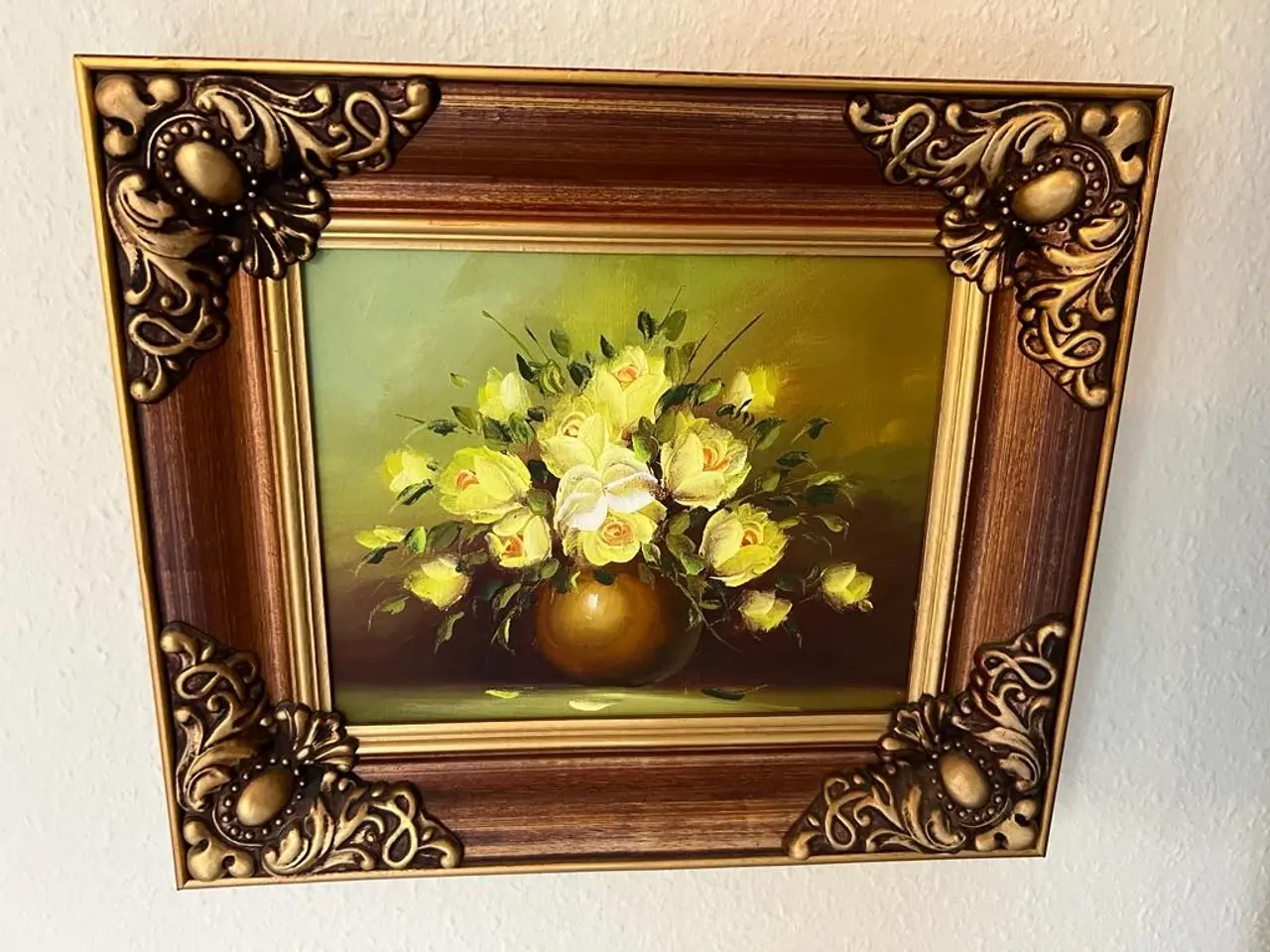 Billede 2 - Malerier blomtermotiver