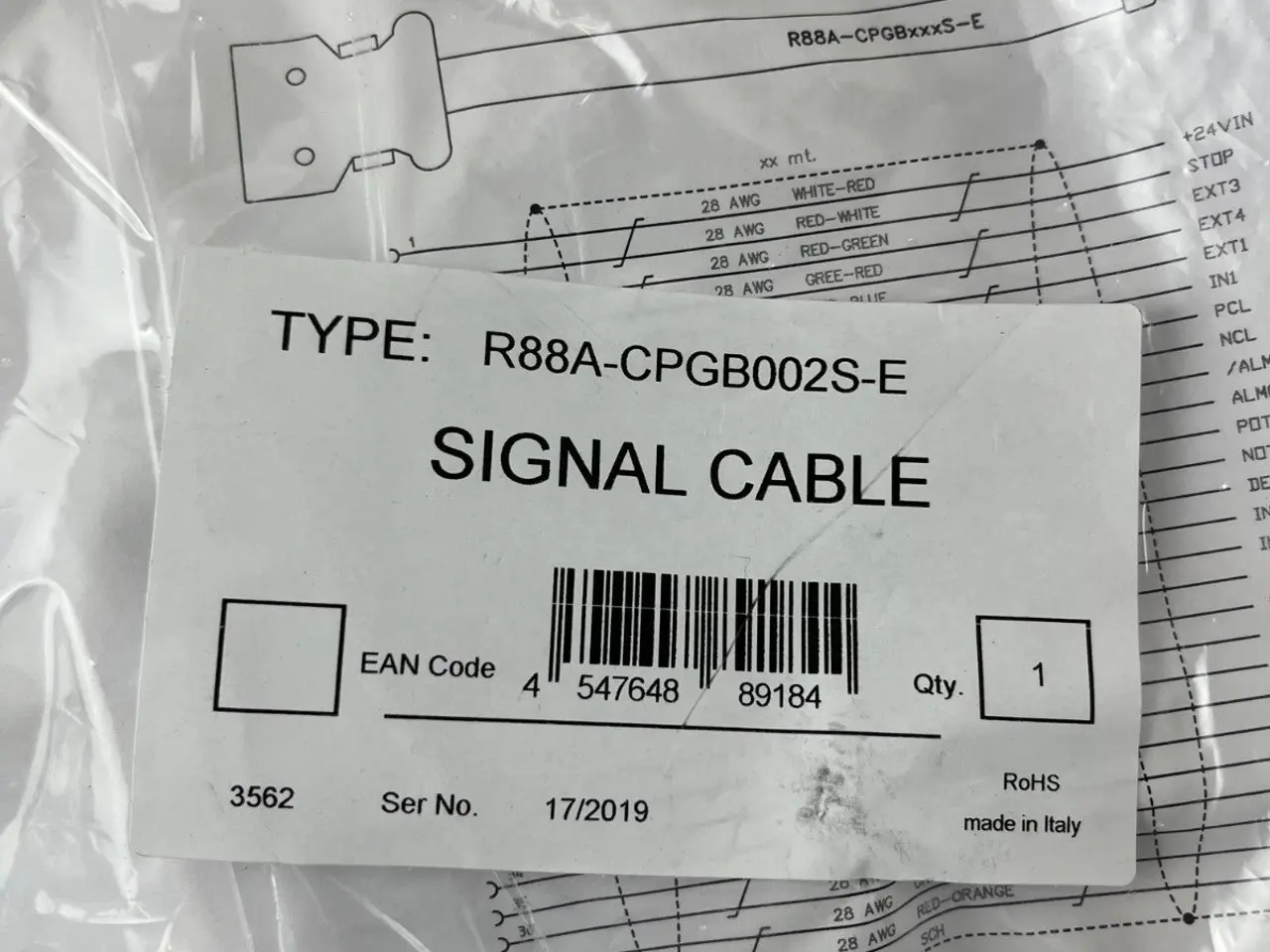 Billede 2 - Omron R88A-CPGB002S-E CN1 I/O Signal kabel 2m for