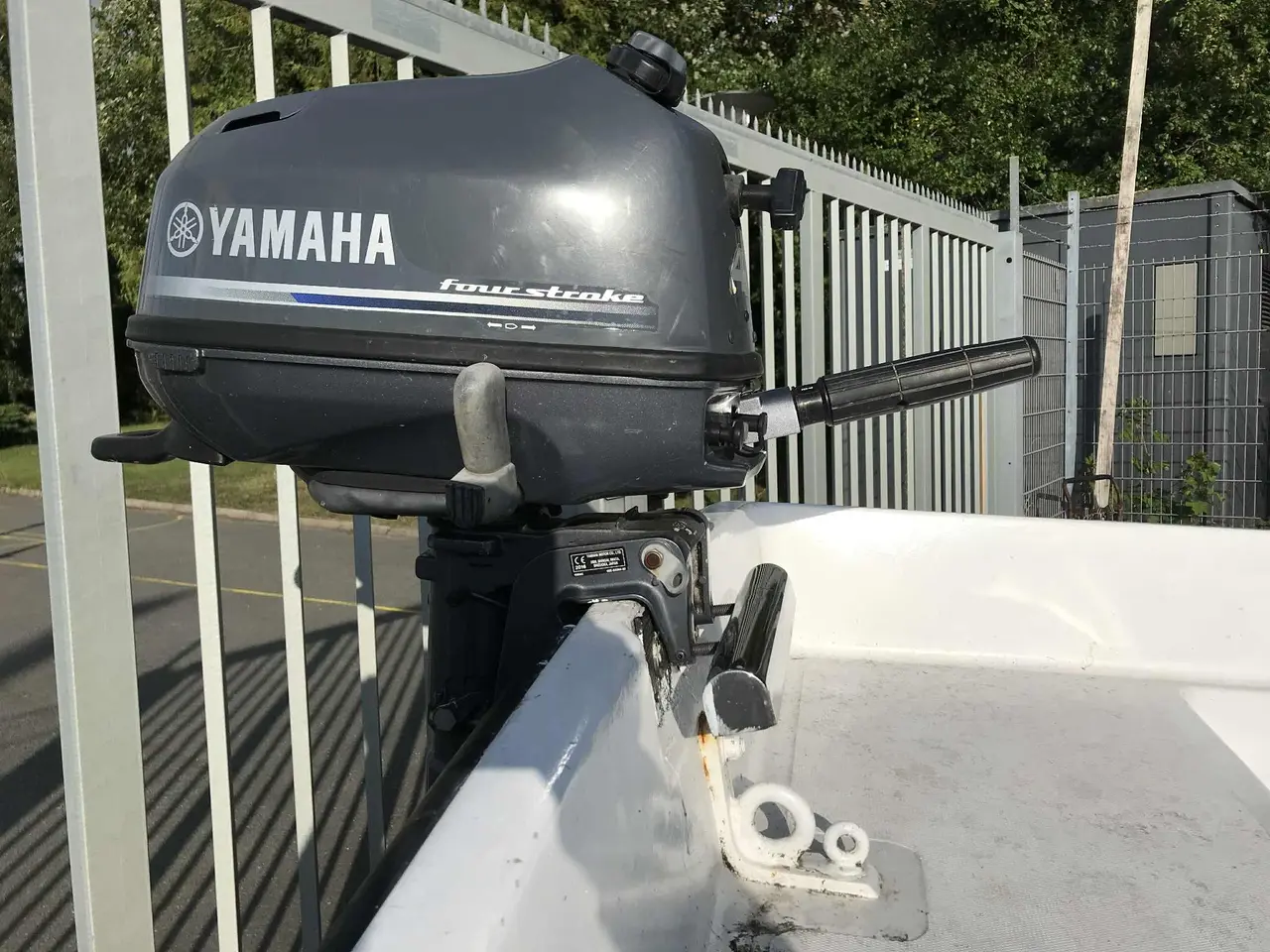 Billede 3 - Redningsjolle med motor og trailer