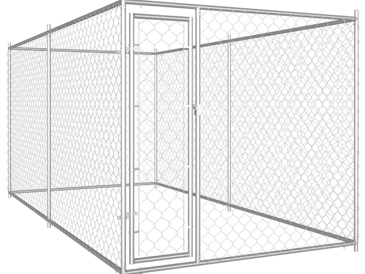 Billede 1 - Udendørs hundeløbegård 382x192x185 cm