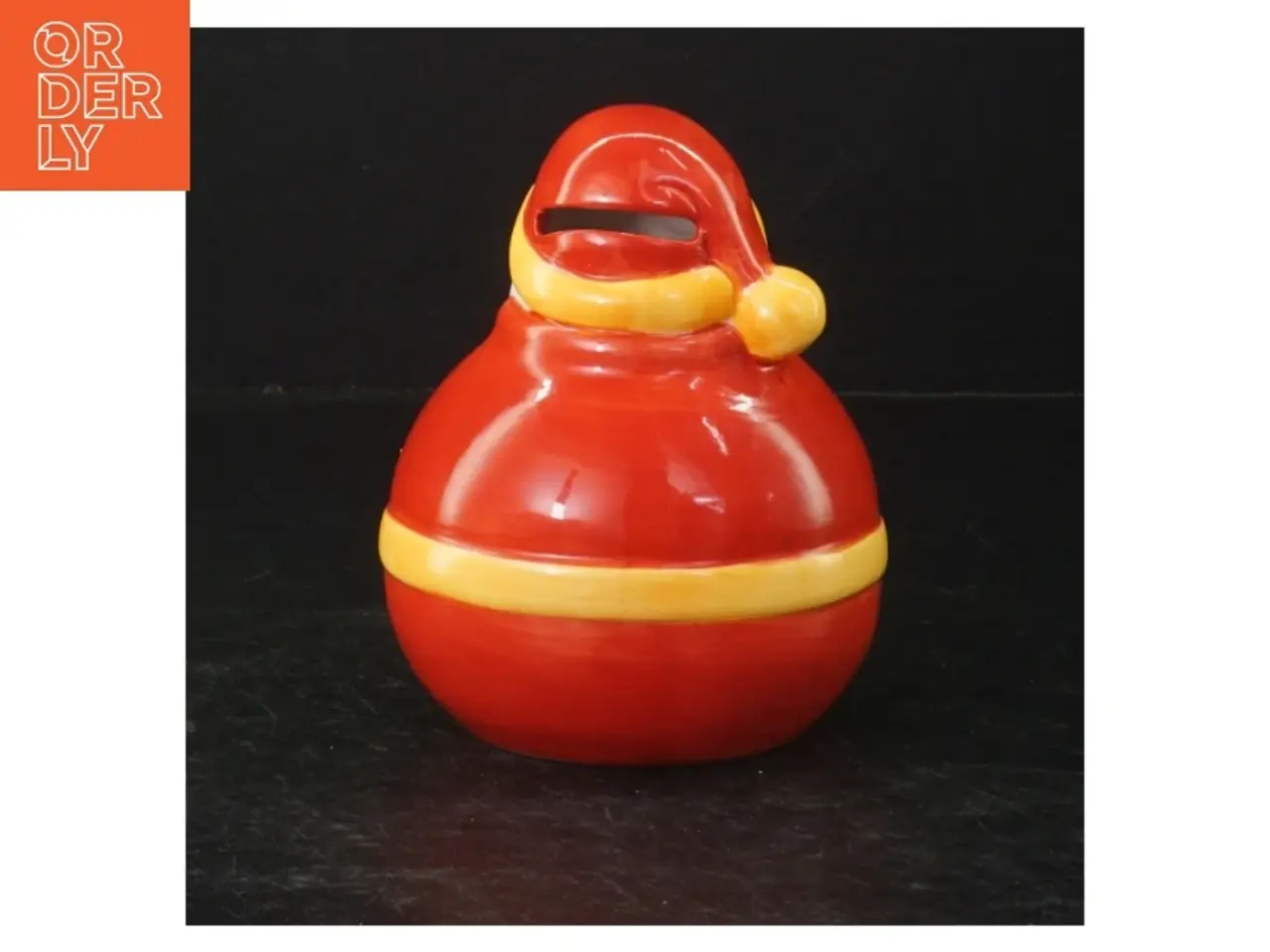 Billede 2 - Julemand keramik sparebøsse (str. 14 cm)