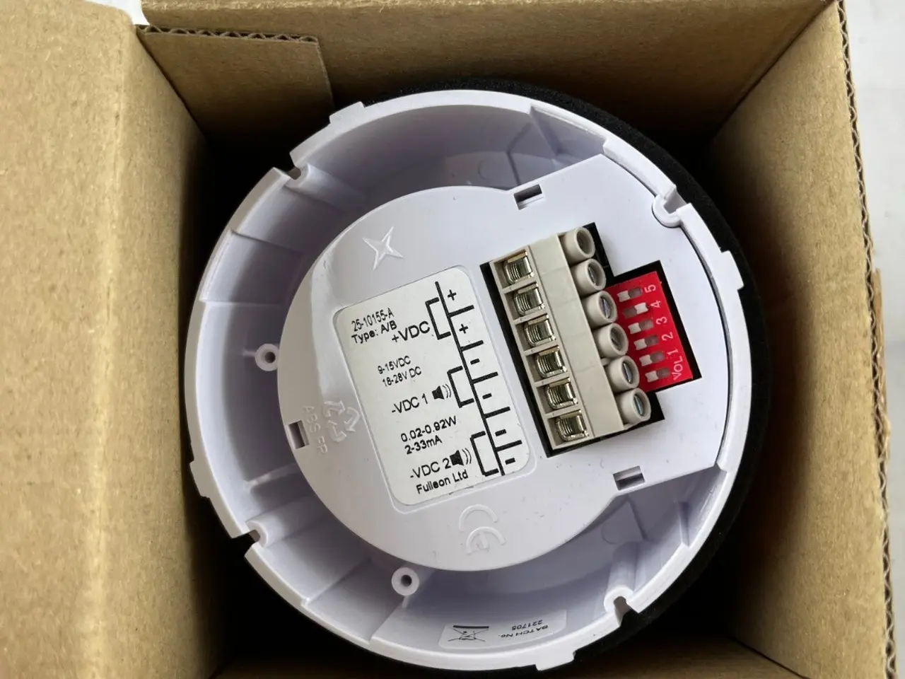 Billede 5 - Fulleon 686-7887 ROLP/SV Fire Alarm Sounder Red