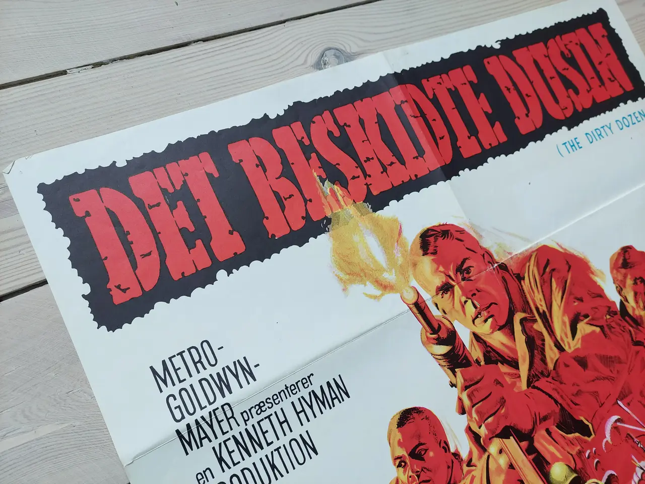 Billede 6 - Original biografplakat (1967) – Det Beskidte Dusin