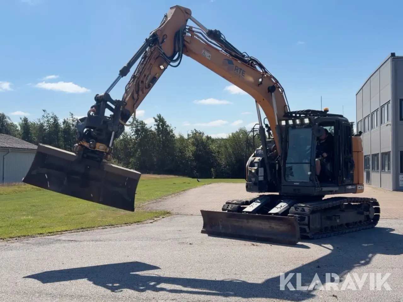 Billede 3 - Gravemaskine Case CX145D SR med Rototilt, 3D GPS, centralsmøring og tilbehør