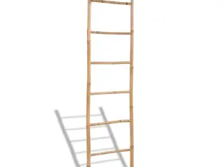 Håndklædestige i bambus - 6 trin, 50 × 190 cm