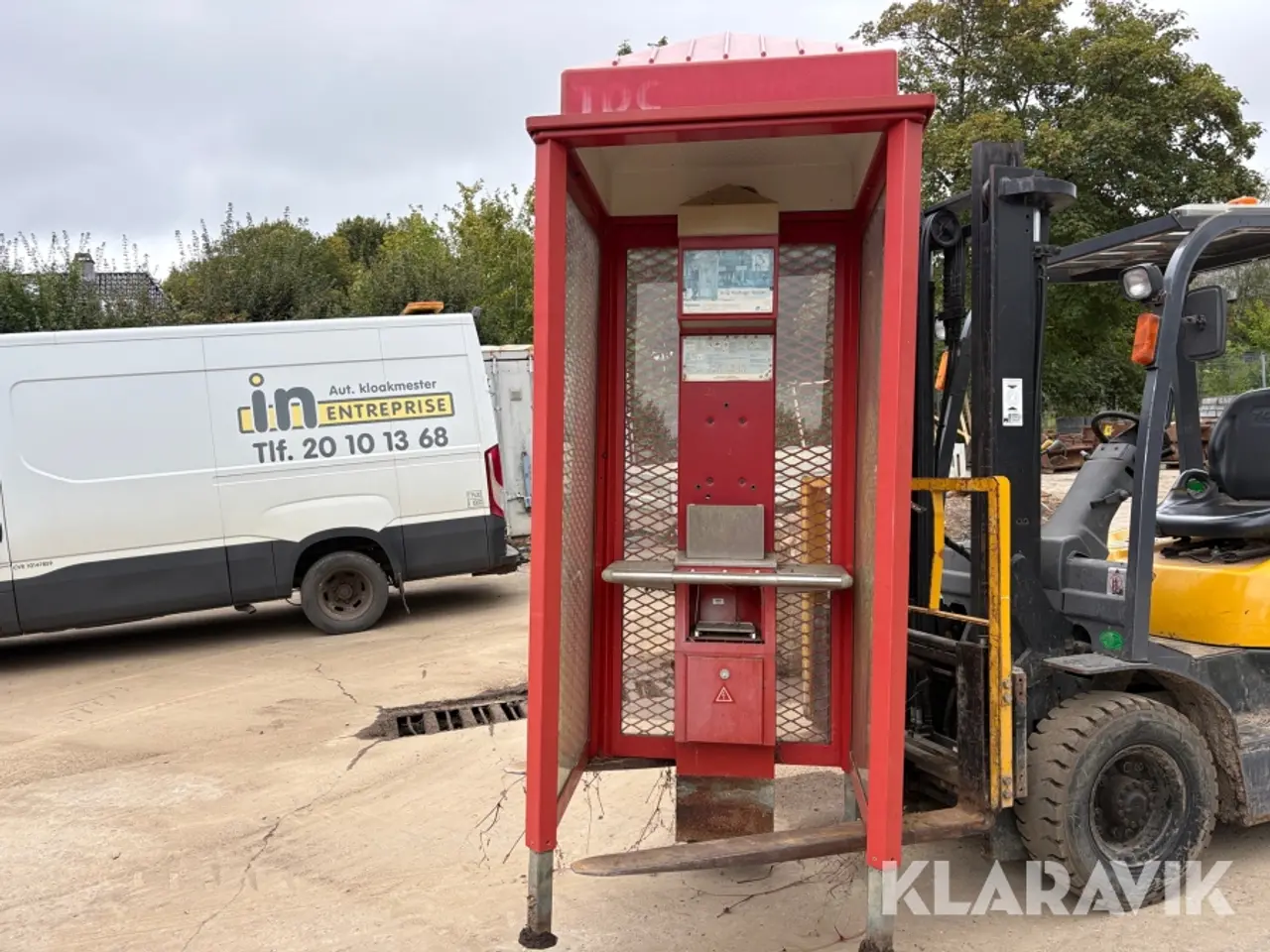 Billede 2 - Telefonboks / skur TDC