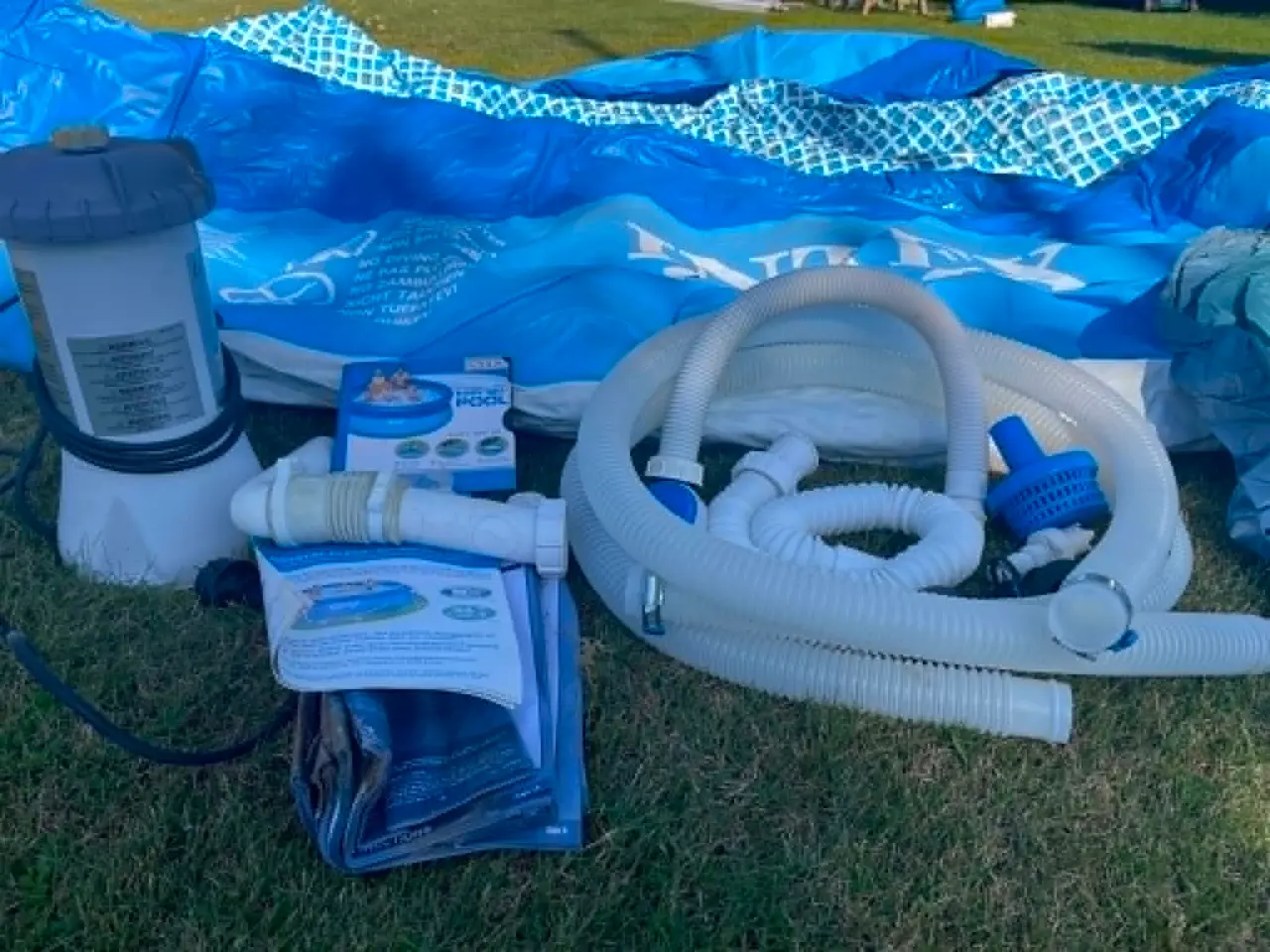 Billede 2 - Intex Easy Set Pool med ny filterpumpe