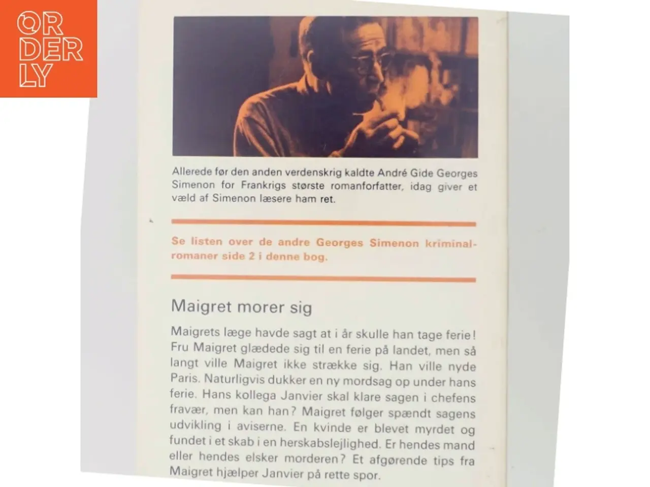 Billede 3 - Maigret morer sig af Georges Simenon (Bog)