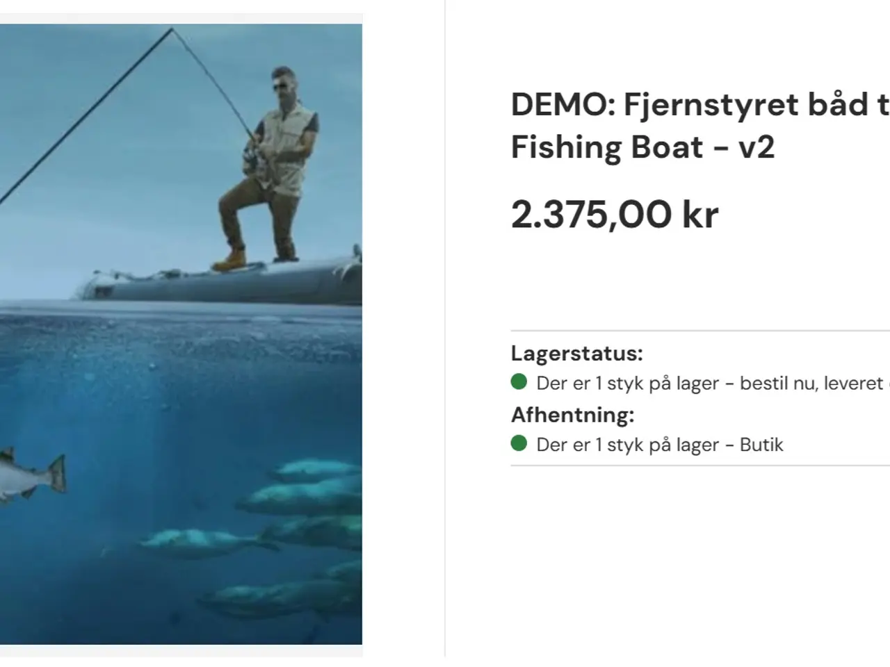 Billede 20 - Fjernstyret båd til fiskeri eller bare hobby