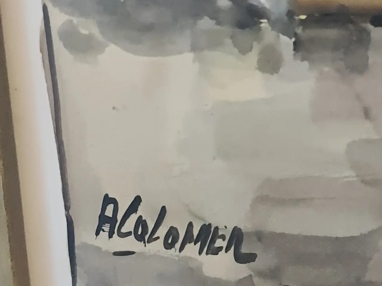 Billede 3 - Original akvarel signeret A. Colomer