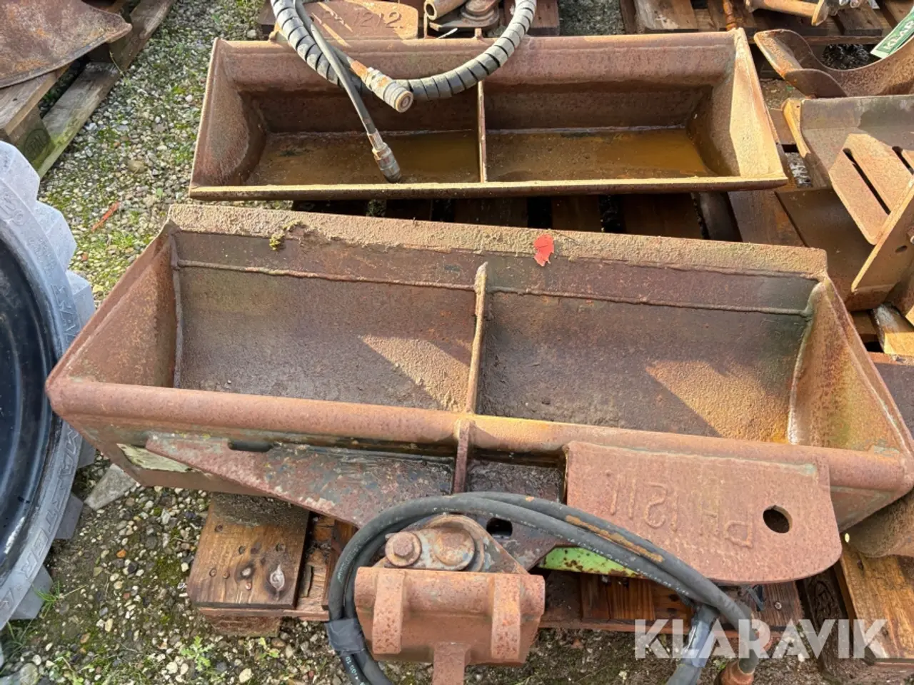 Billede 2 - Hydraulisk kipskovl 2styk Ebco 1000mm