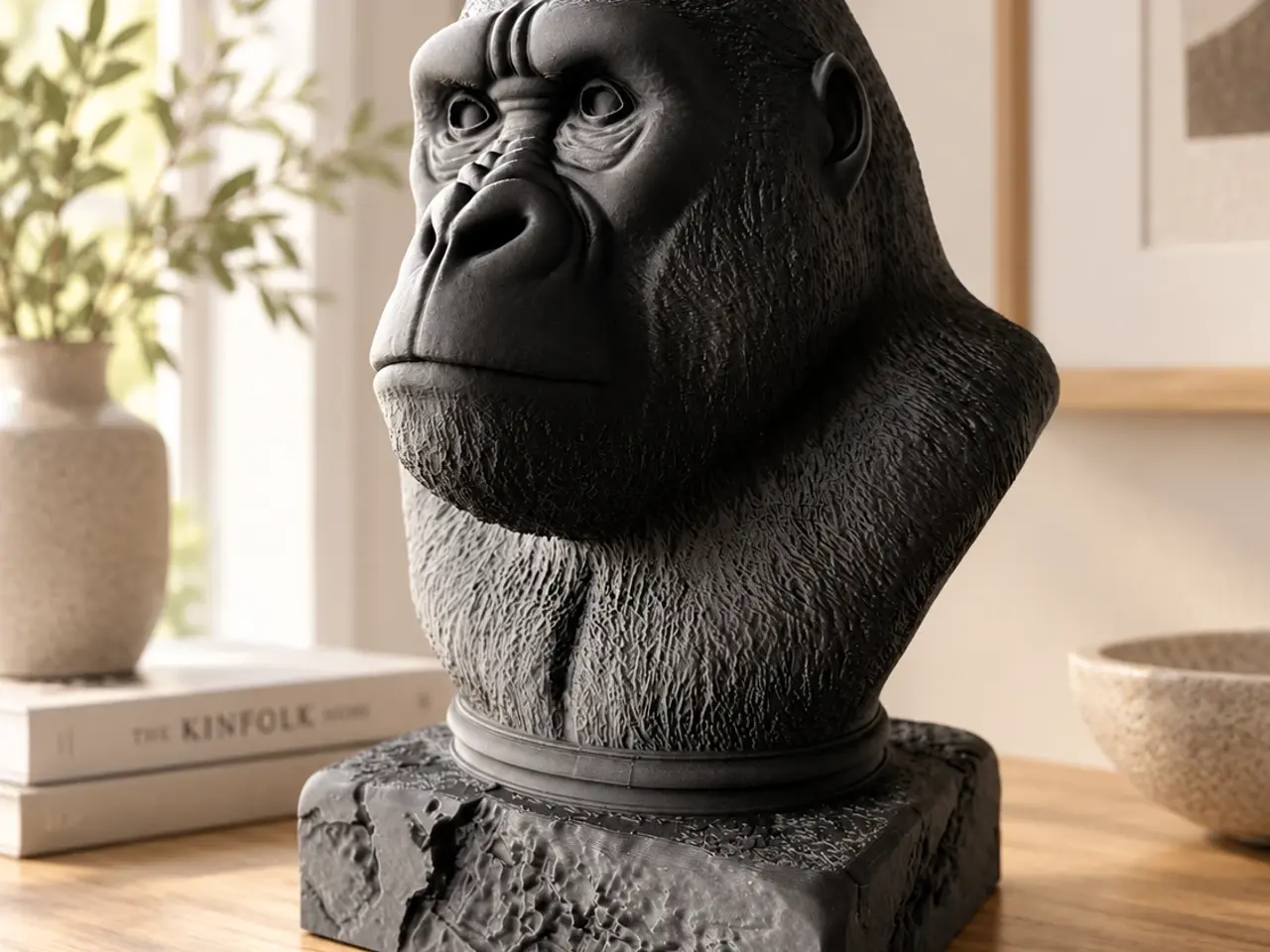 Billede 1 - Gorilla buste - 20cm