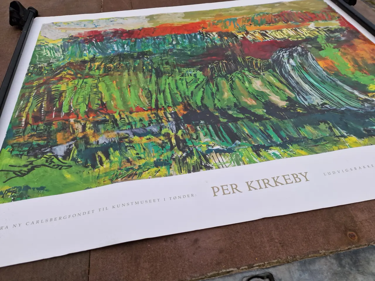 Billede 2 - PER KIRKEBY særtryk 150x117cm