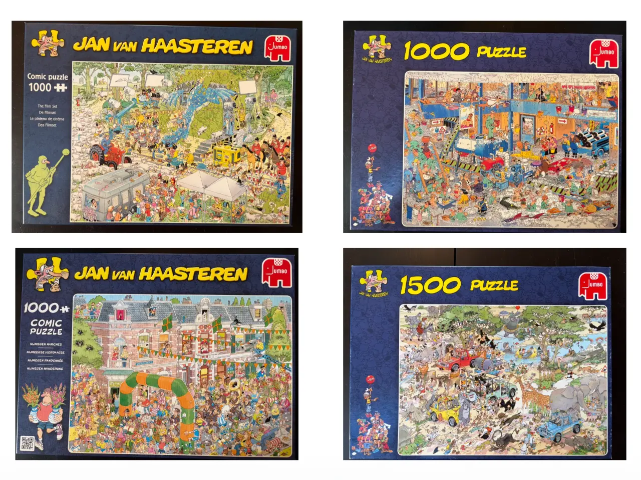 Billede 2 - Van Haasteren puslespil, 950-1500 brikker