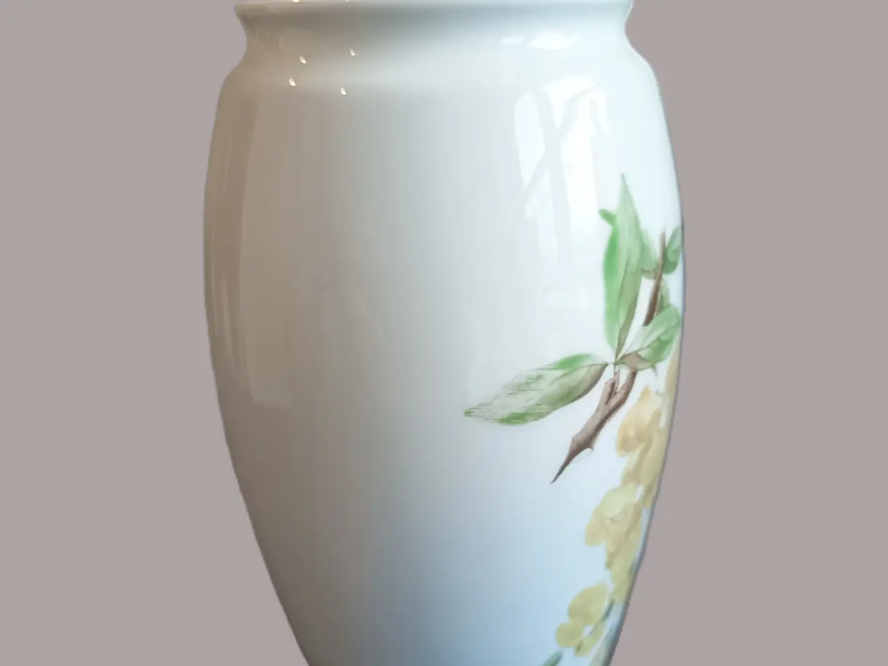 Billede 6 - Bing & Grøndahl- Vase med guldregn - 62/254