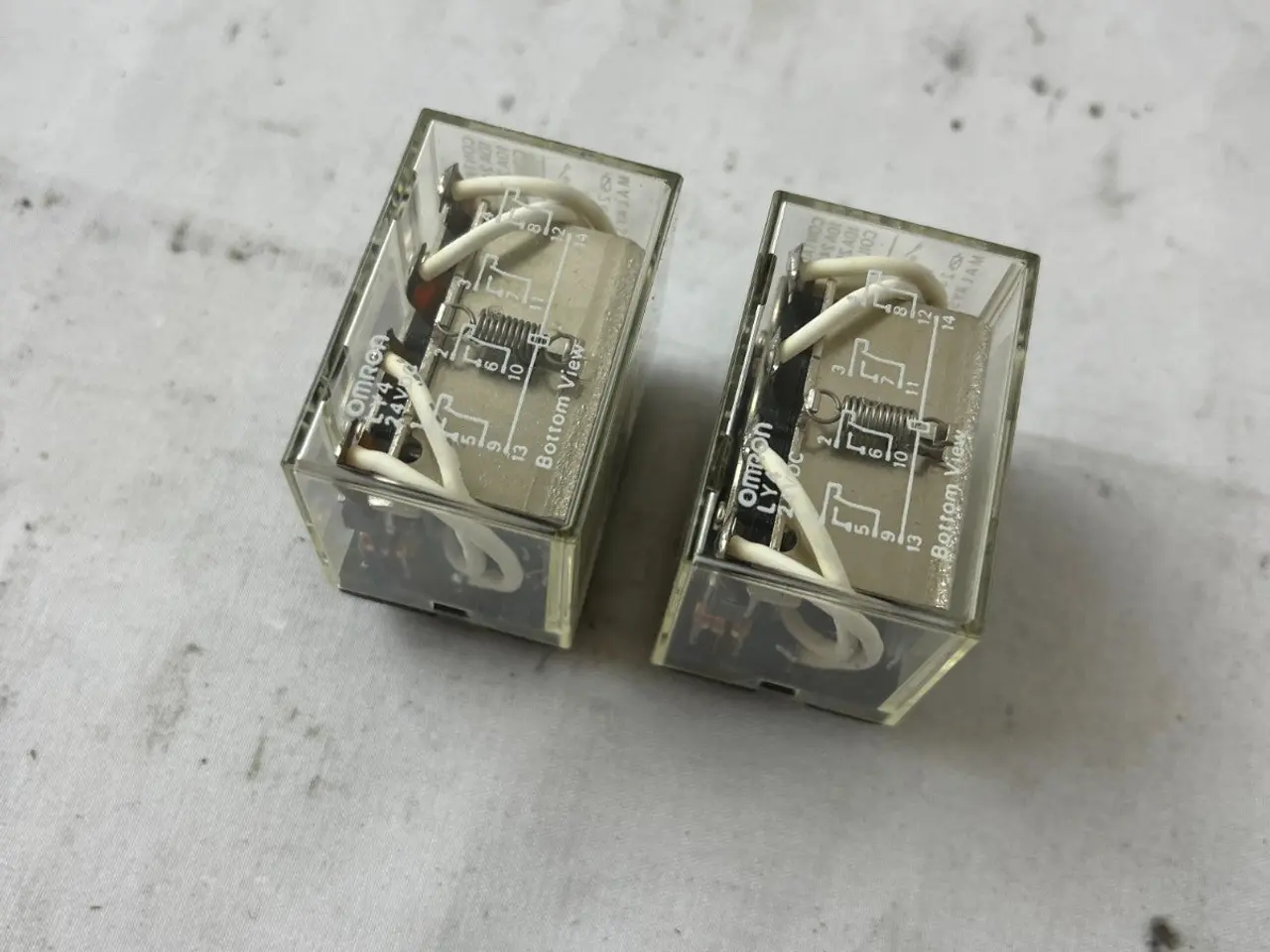 Billede 3 - Omron LY4 24VDC General Purpose relæ 4PDT Plug-In