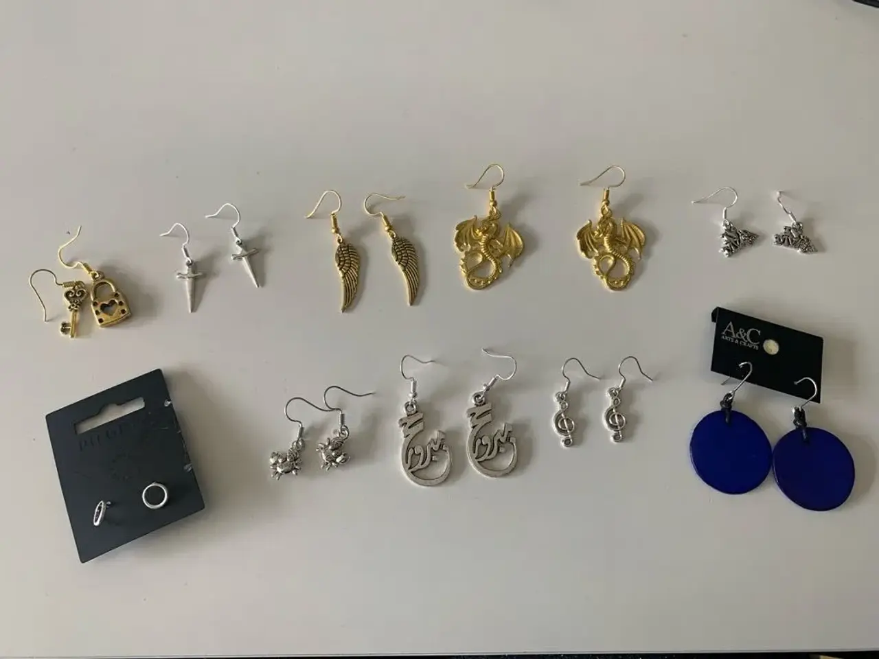 Billede 1 - 10 par ørering e
