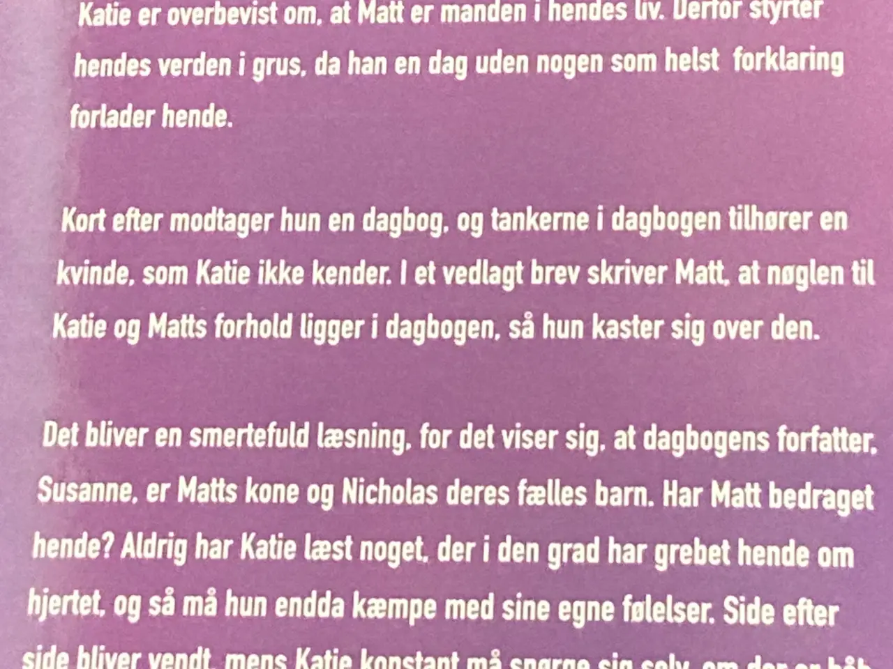 Billede 2 - Bog: Susannes dagbog til Nicholas