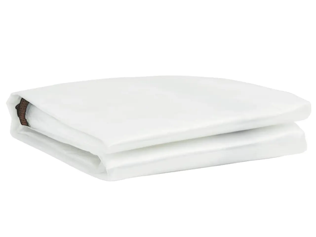 Billede 3 - Klar presenning med øjer 2 × 2 m - polyethylen, transparent/sort