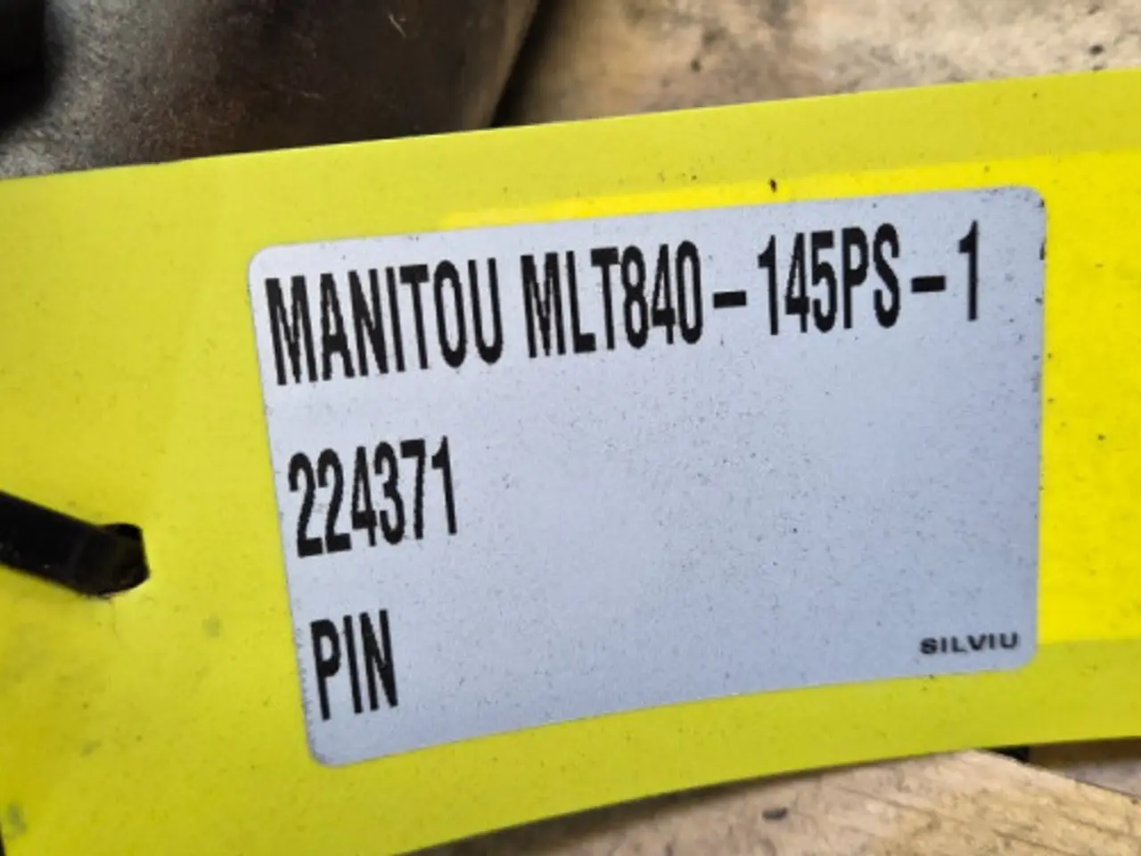 Billede 9 - Manitou MLT840-145PS Pin 224371