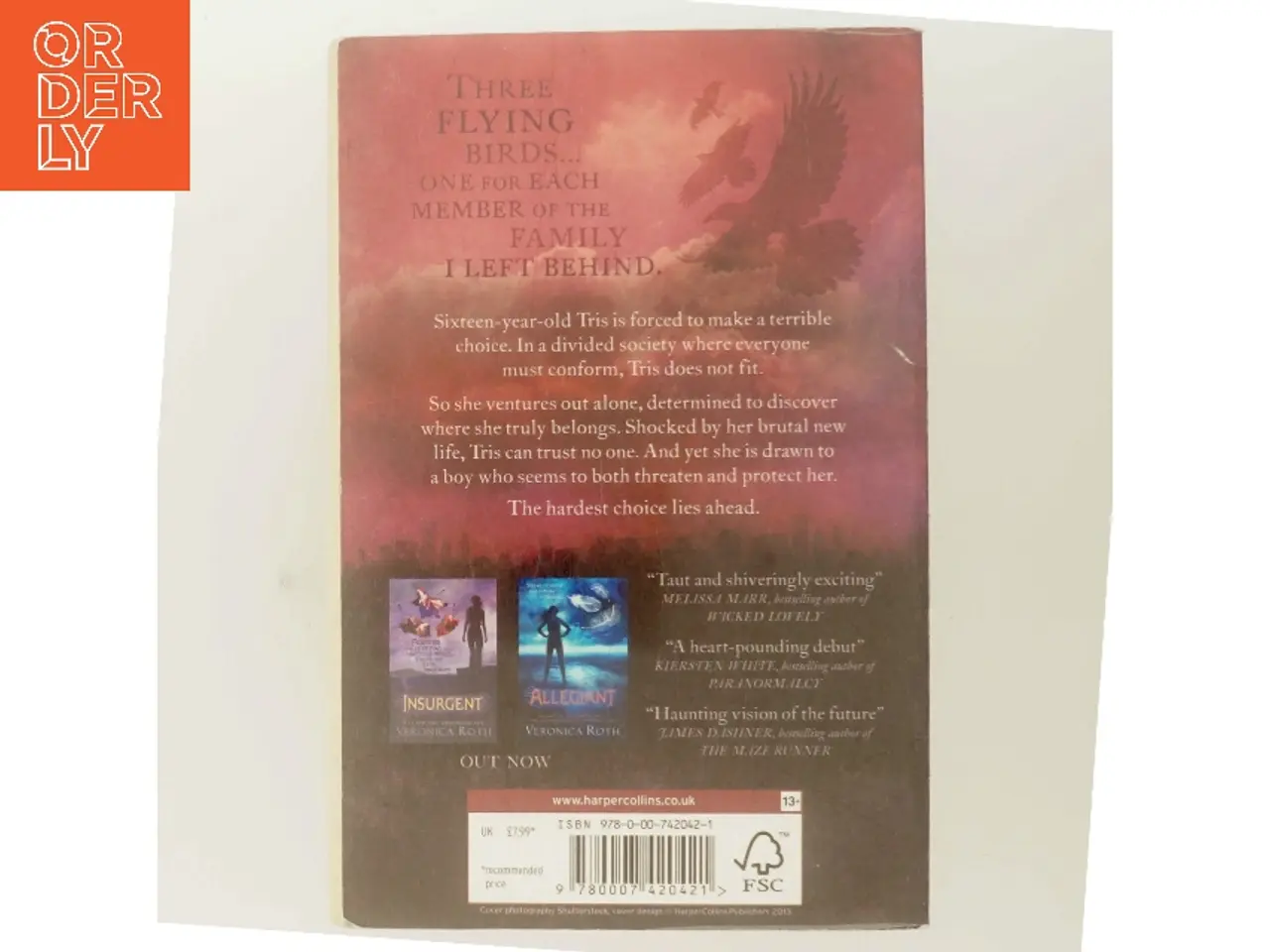 Billede 3 - Divergent af Veronica Roth (Bog)