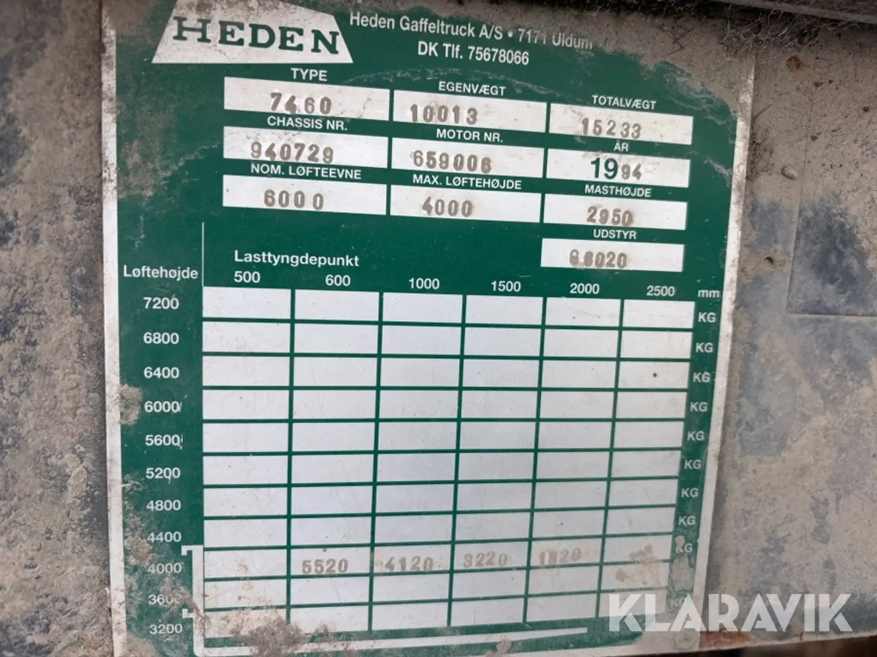 Billede 7 - Dieseltruck Heden 7460 - 6000kg