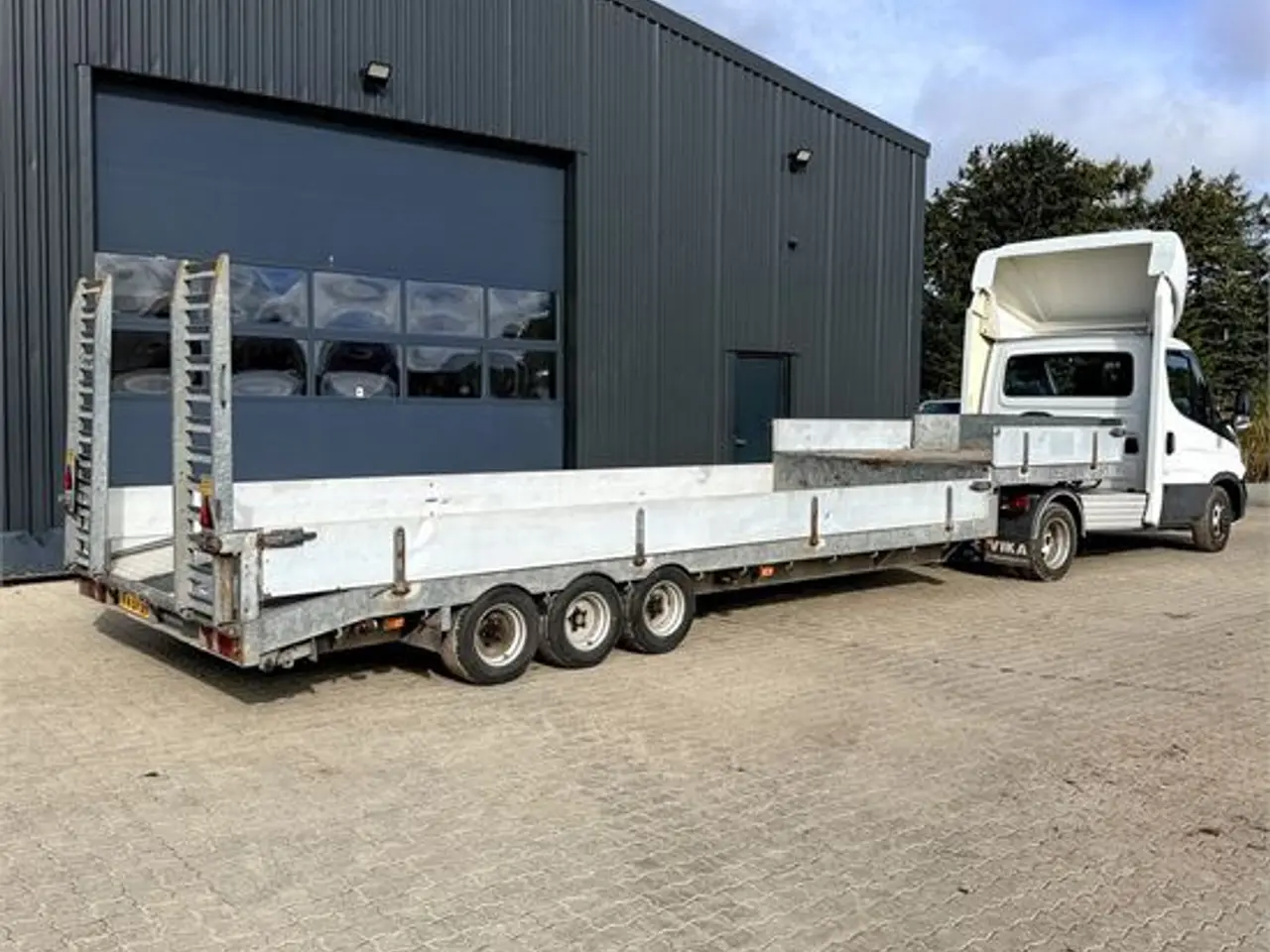 Billede 4 - Iveco Daily 40C 18 - Med trailer og lad / With trailer and flatbed