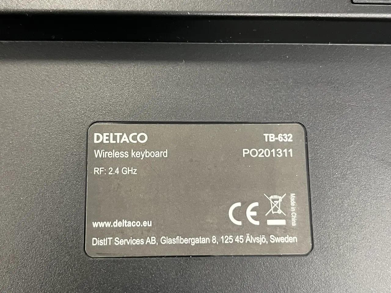 Billede 5 - 2 Stk. tastatur & Mus LOGITECH & DELTACO M310 &TB-632