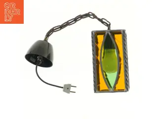 Retro glaspendel lampe (str. 55 cm)