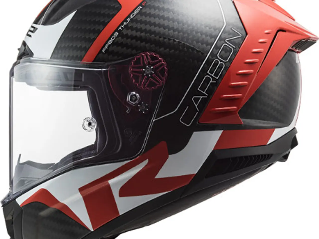 Billede 4 - LS2 THUNDER C RACING1 RED WHITE - før 4.199