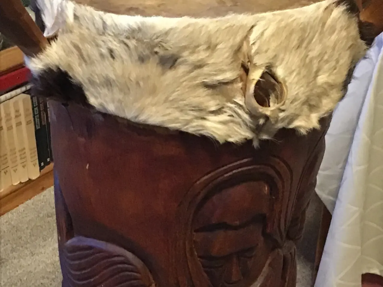 Billede 9 - Afrikansk Tromme 88 cm.