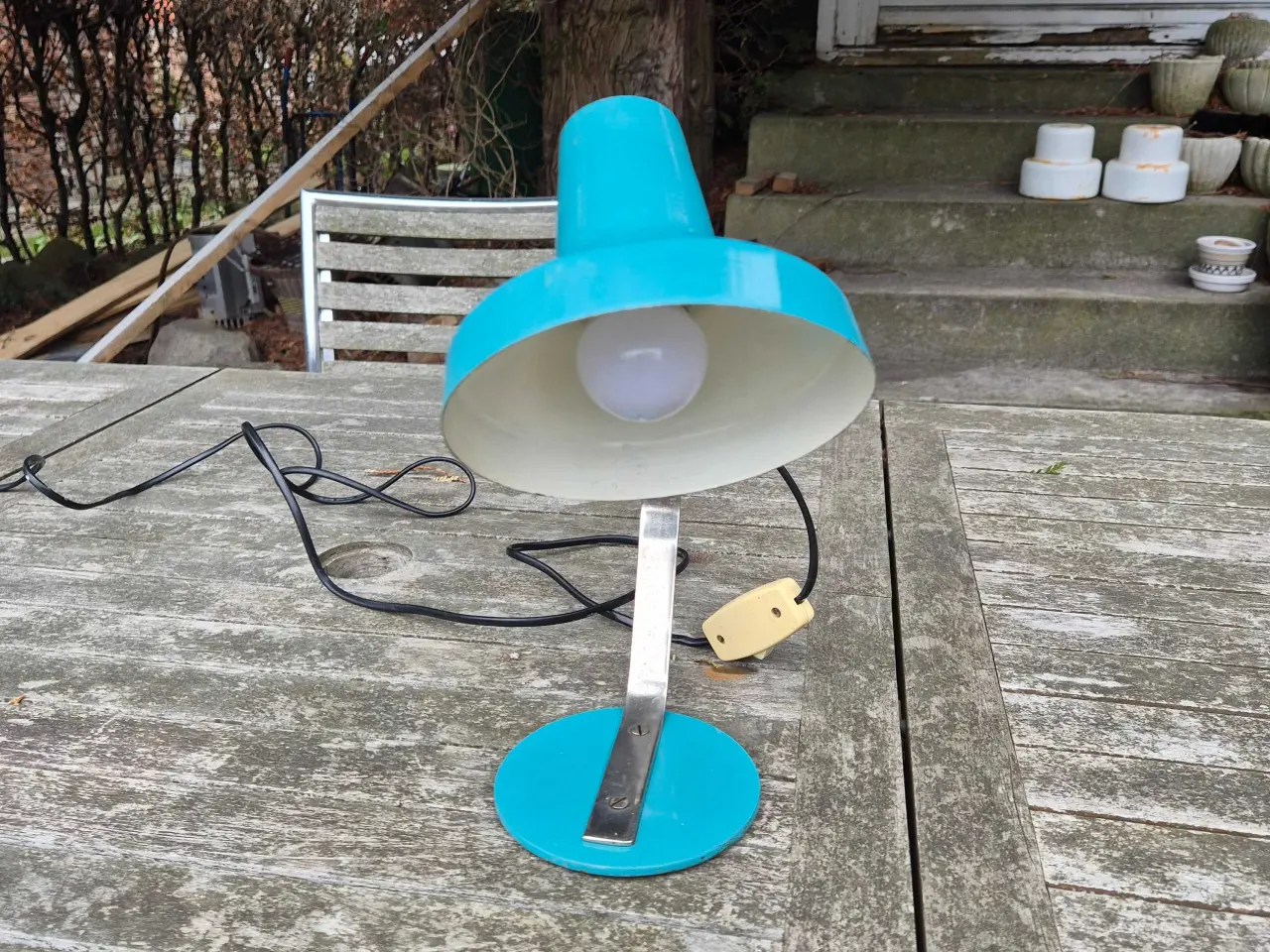 Billede 3 - Den fedeste polske bordlampe fra 1970'erne