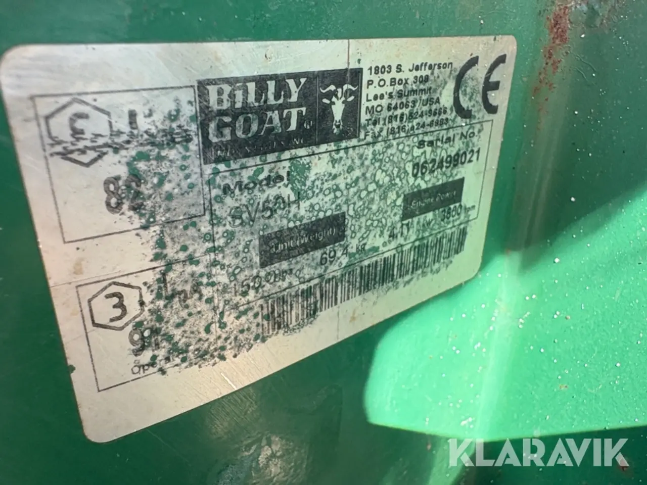 Billede 5 - Løvsuger Billygoat SV50H
