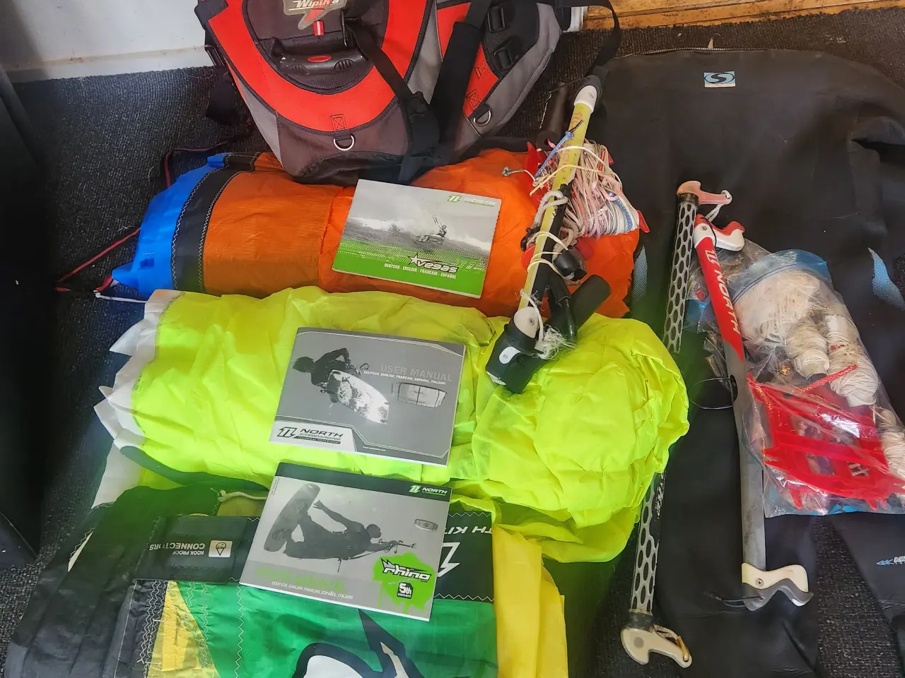 Billede 1 - Kite surfer komplet med 3 jite