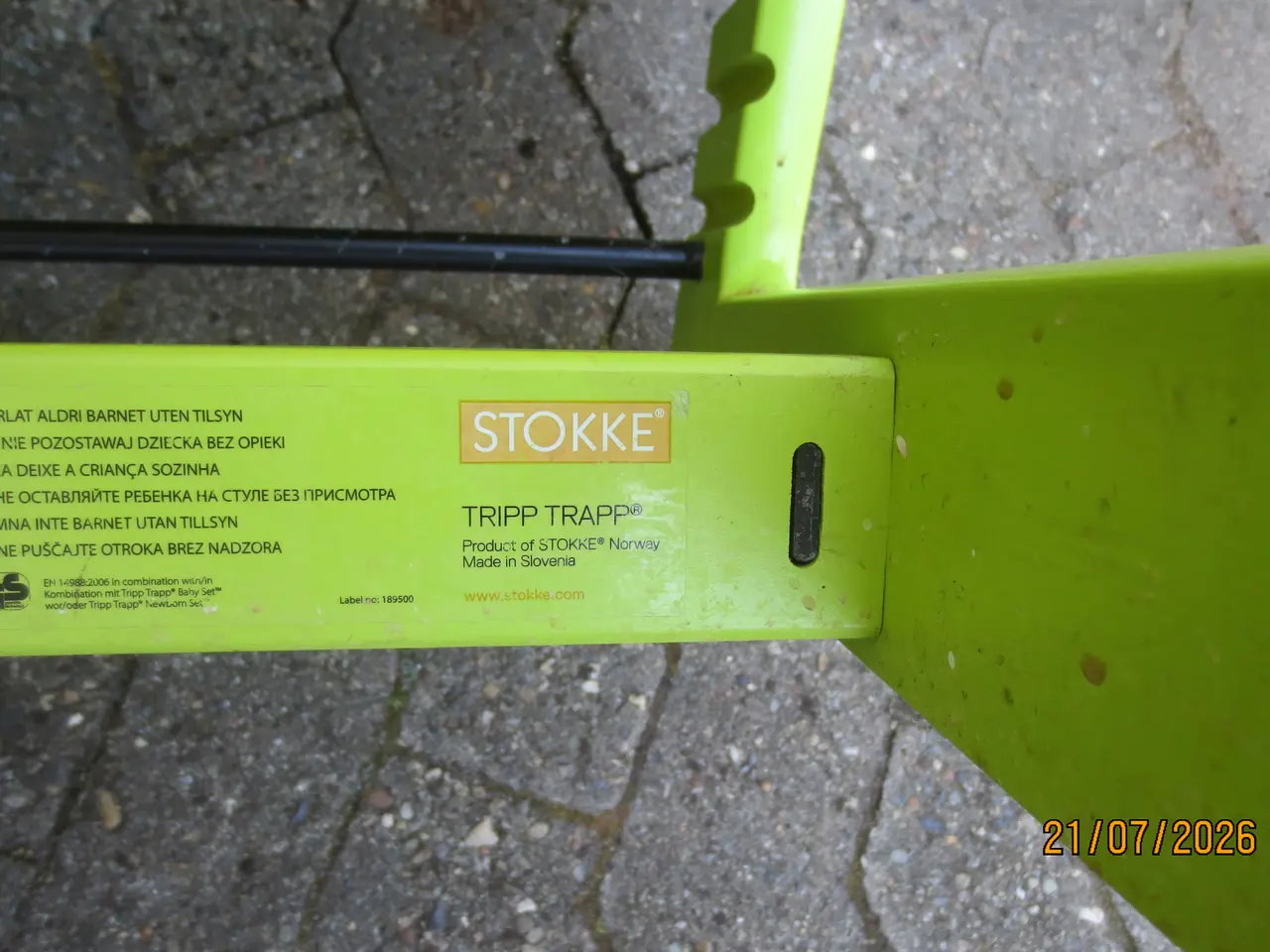 Billede 4 - 1 stk Trip Trap Stokke Højstol