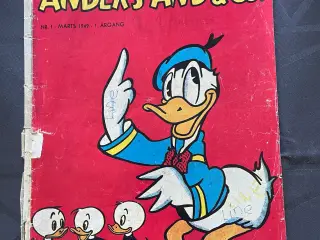 Anders And nr 1 1949 tillæg 24/1984