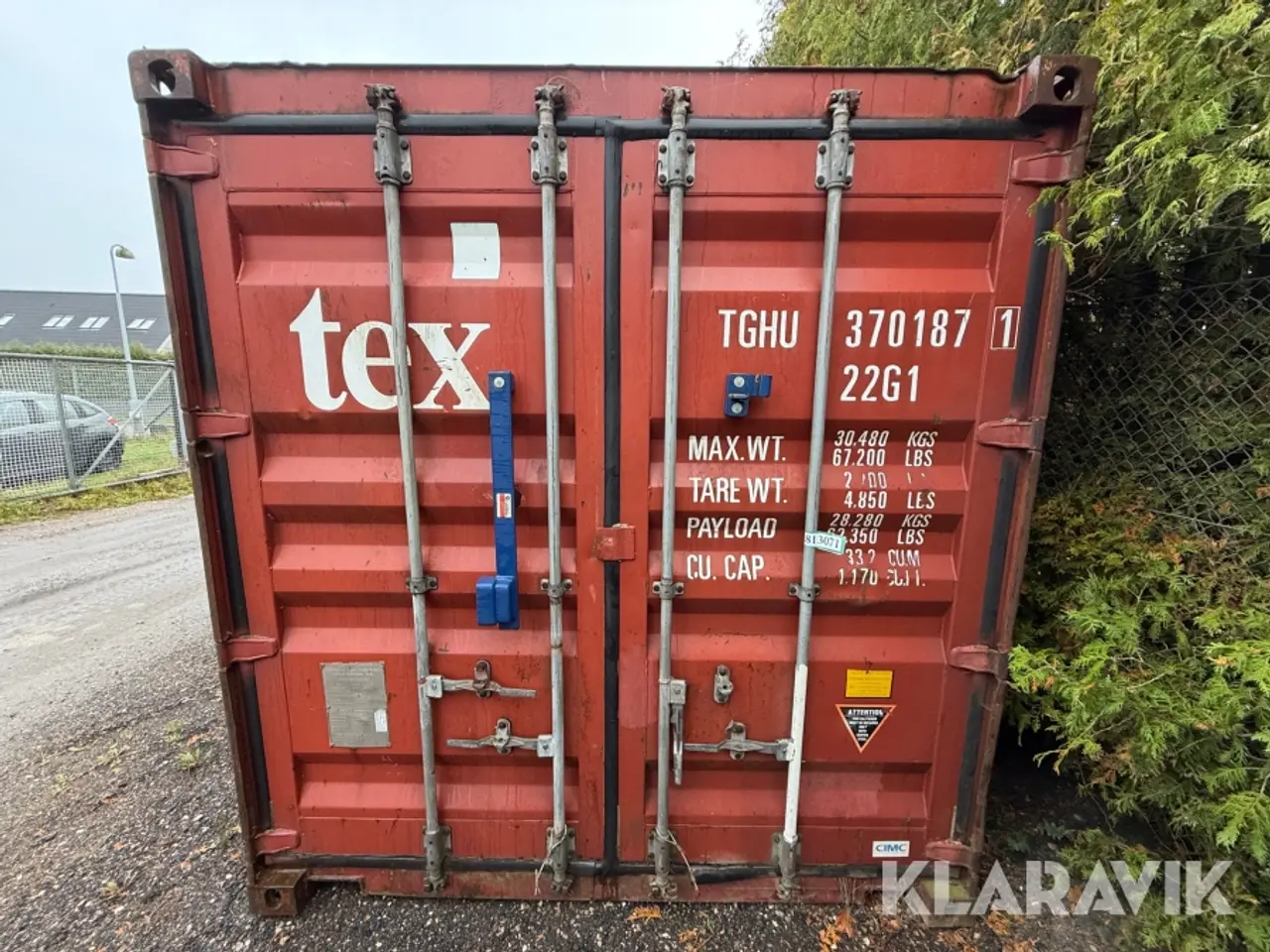 Billede 5 - 20 fods container Tex Noc2-34-01