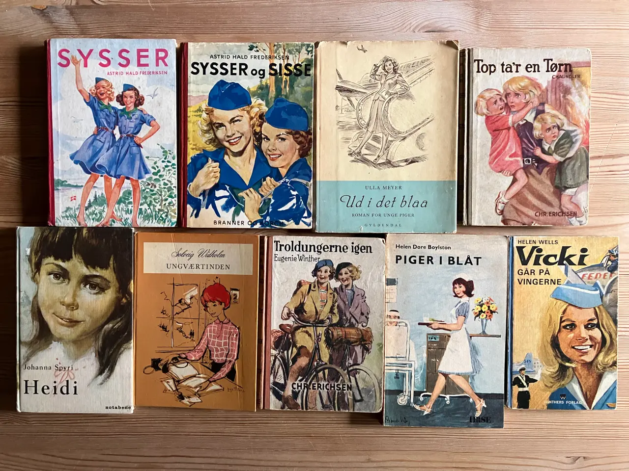 Billede 12 - Gamle pige ungdomsbøger, 48 stk.