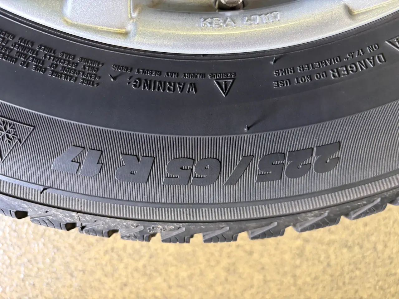 Billede 6 - Originale Mazda alufælge med Michelin vinterdæk