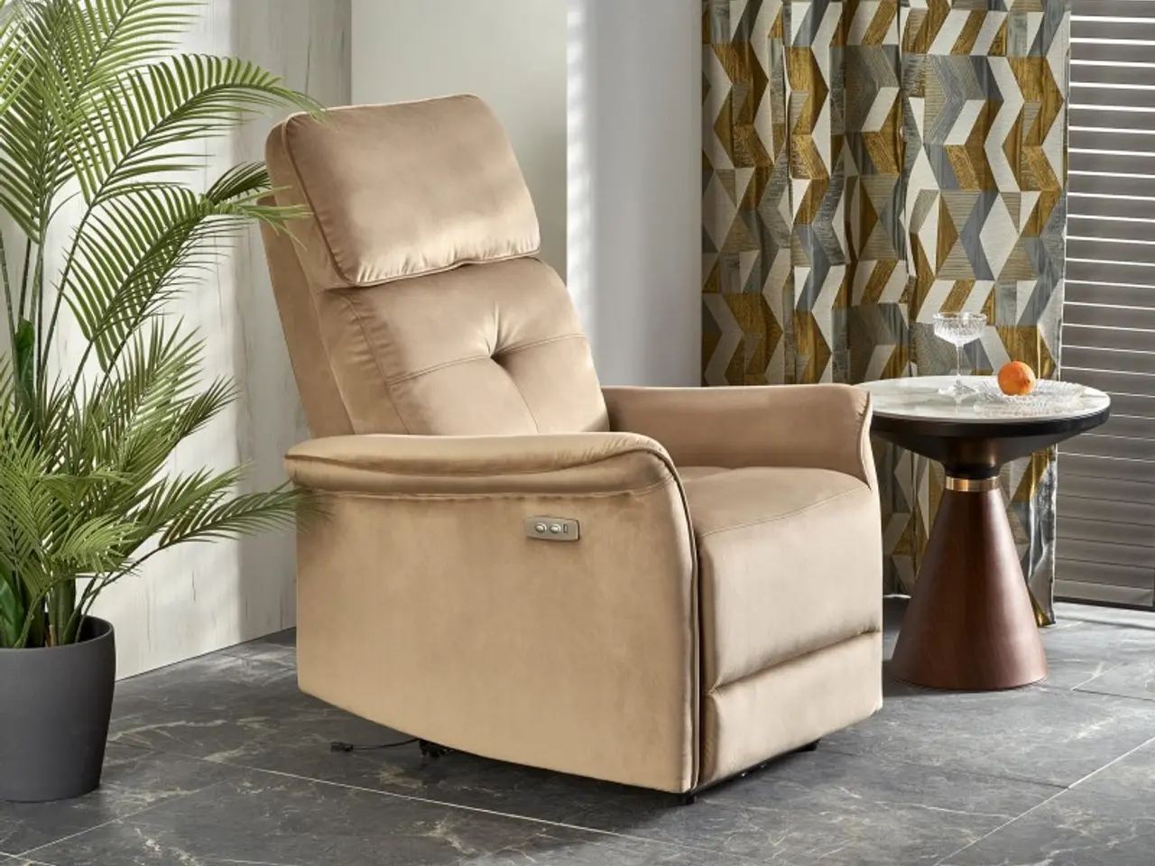 Billede 1 - SEMIR lænestol, Beige