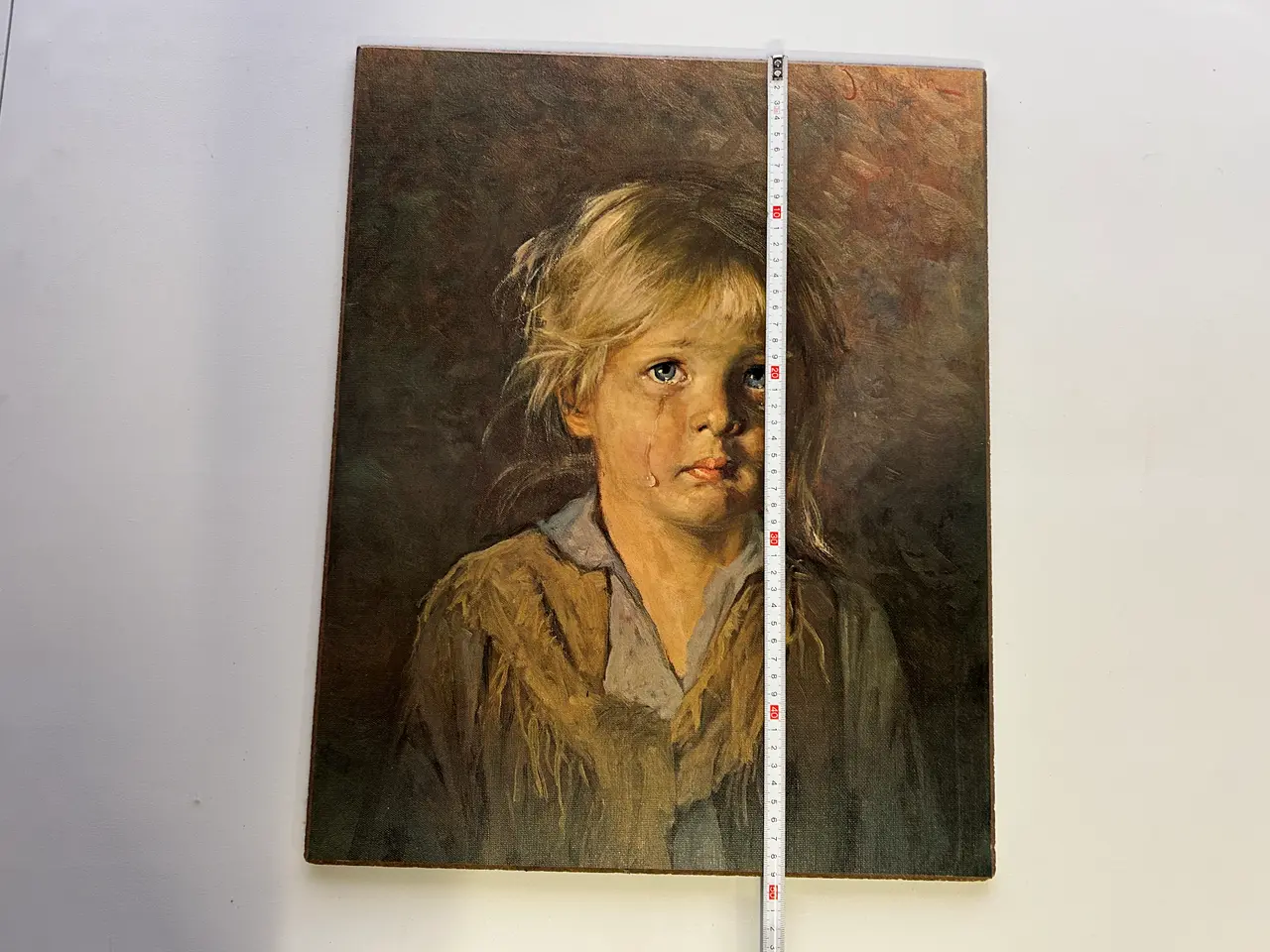 Billede 7 - 3 originale vintagetryk af De Grædende Børn.