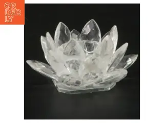 Krystal blomsterlysestage (str. 12 cm)