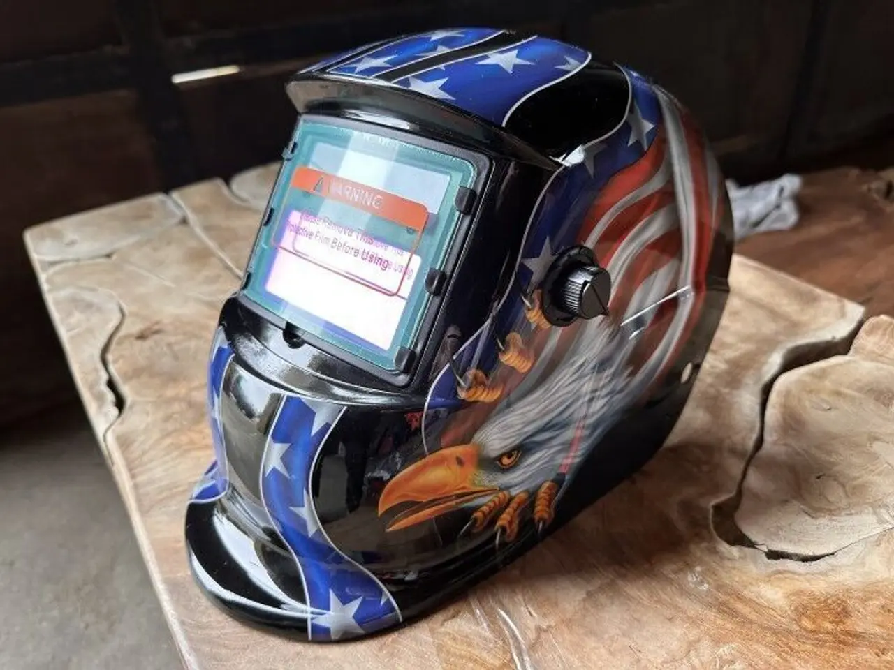 Billede 2 - Svejsehjelm med speedglas i model Eagle
