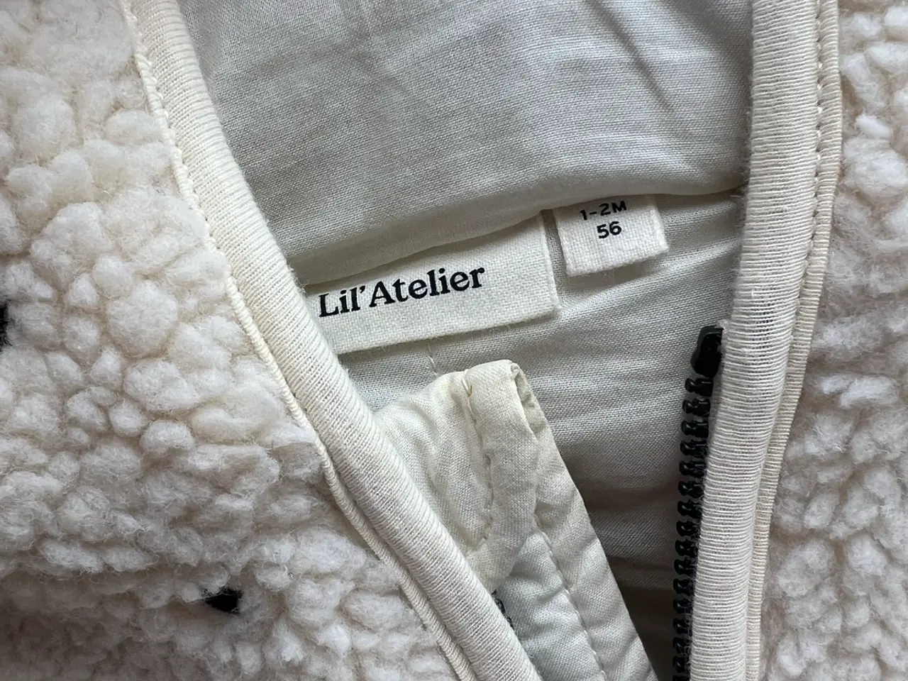 Billede 4 - Lil' Atelier TEDDY JAKKE str. 56 (1-2m)